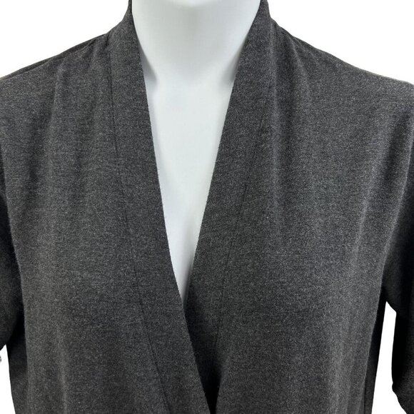 Athleta Purana Faux Wrap Cross Over Sweater M Runs Athletic Running Yoga Pilates - Picture 3 of 13